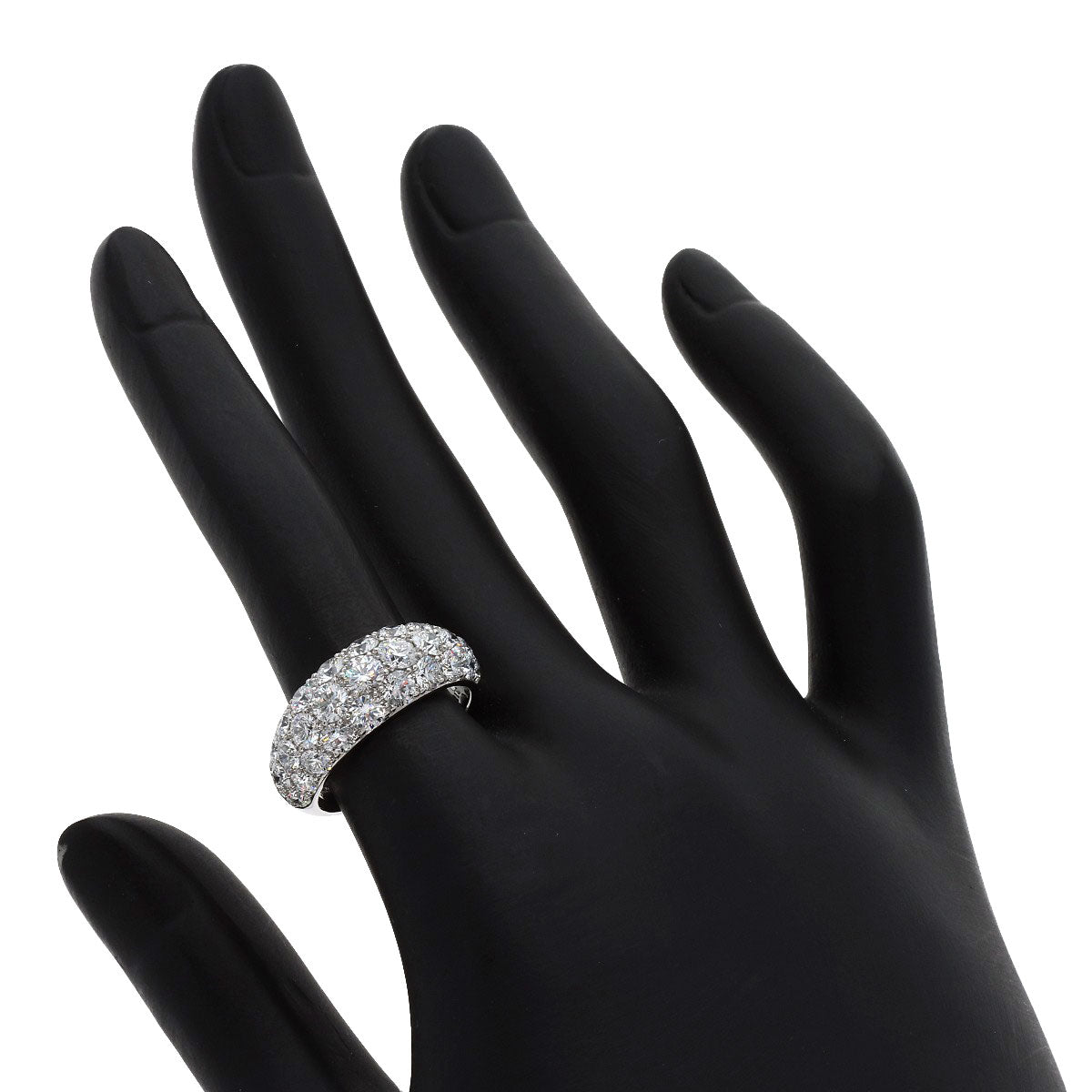 Gimel Diamond Ring Platinum PT950 Ladies [Used]