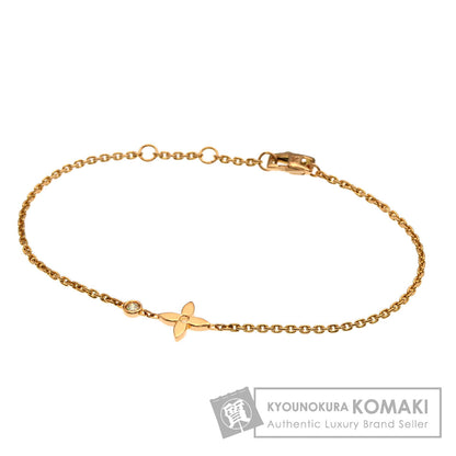 LOUIS VUITTON Ldylle Blossom Diamond Bracelet K18 Pink Gold Ladies [Used]