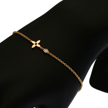LOUIS VUITTON Ldylle Blossom Diamond Bracelet K18 Pink Gold Ladies [Used]