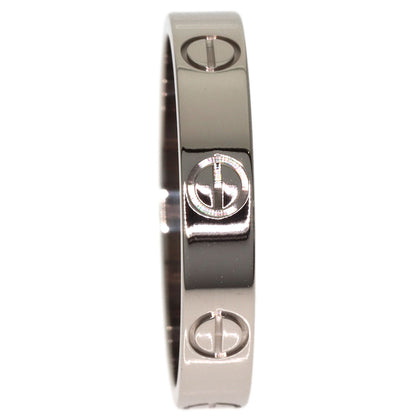 CARTIER mini love ring #54 Ring K18 White Gold Ladies [Used]