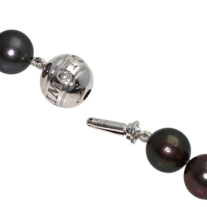 MIKIMOTO Tahitian pearl Pearl Necklace K18 White Gold Ladies [Used]