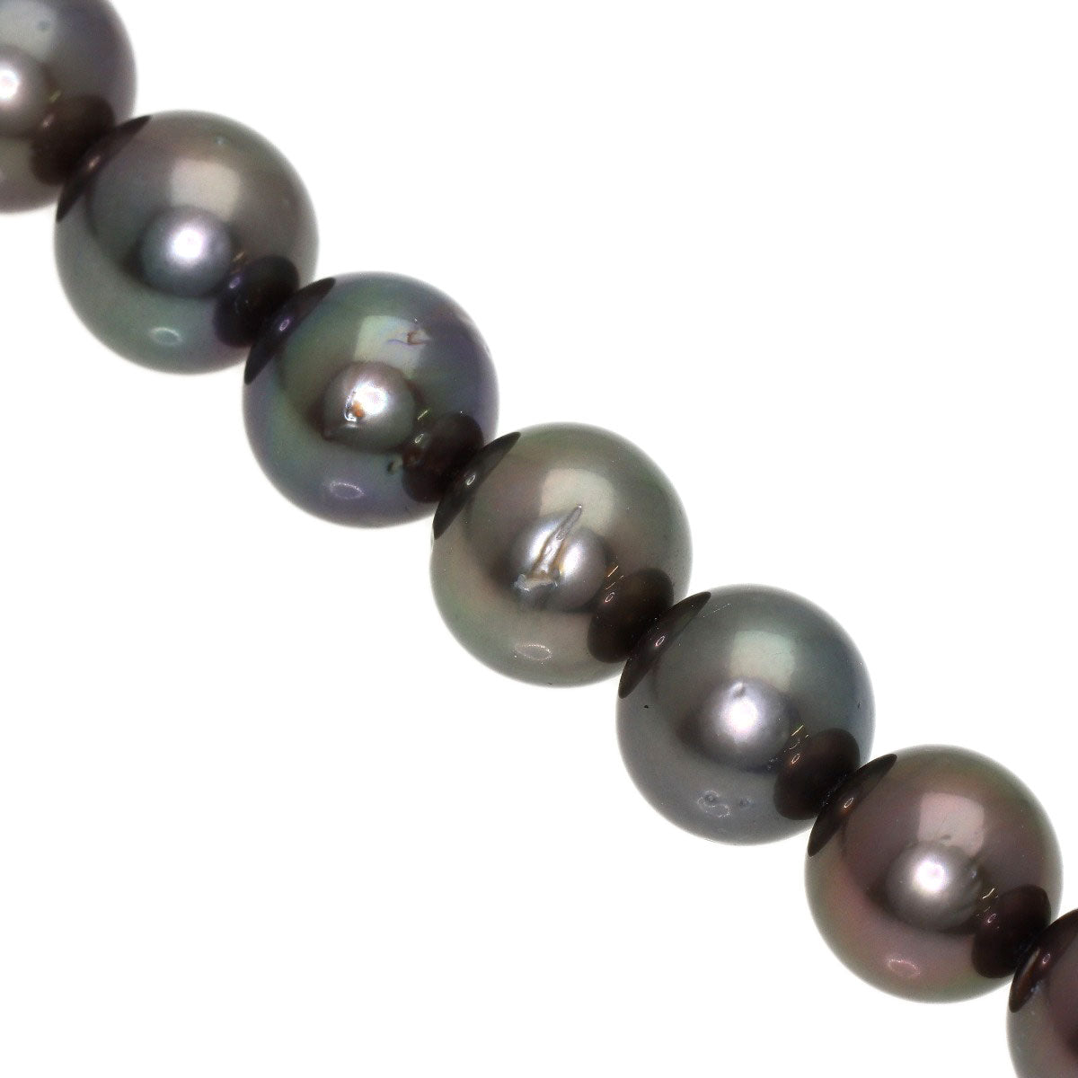 MIKIMOTO Tahitian pearl Pearl Necklace K18 White Gold Ladies [Used]