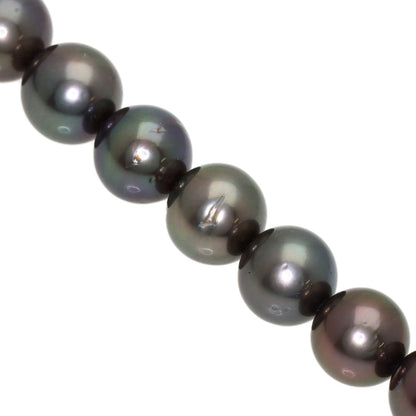 MIKIMOTO Tahitian pearl Pearl Necklace K18 White Gold Ladies [Used]