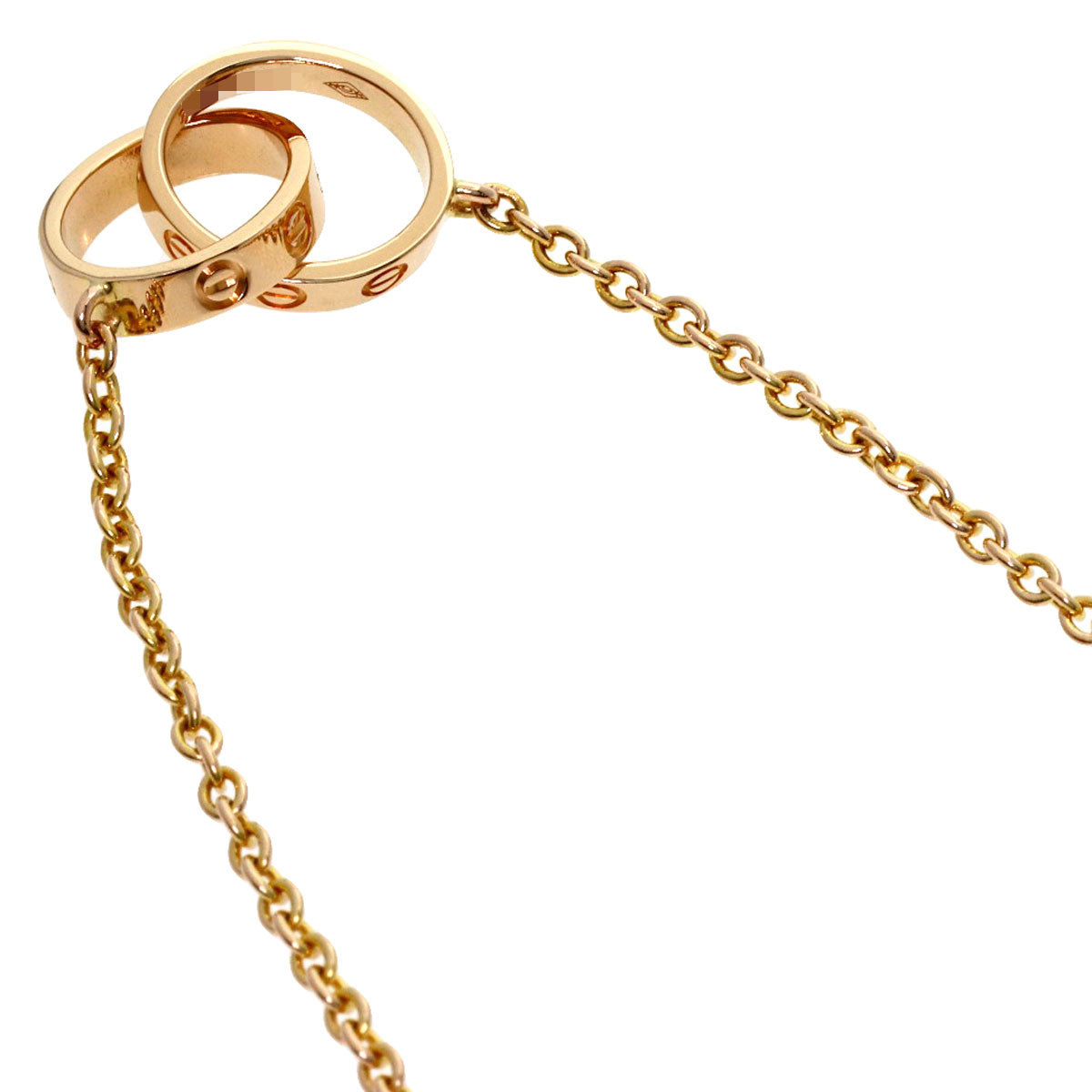 CARTIER Baby love Necklace K18 Pink Gold Ladies [Used]