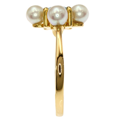 TASAKI Aquamarine Pearl Pearl Ring K18 Yellow Gold Ladies [Used]