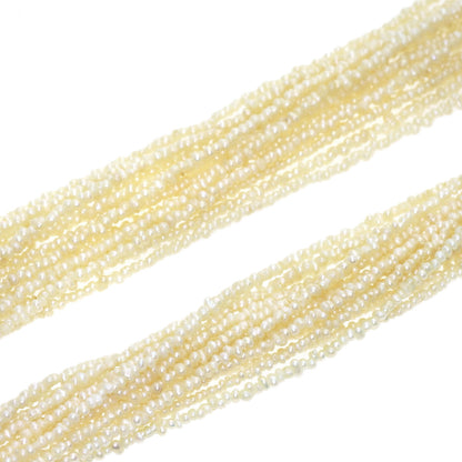 TASAKI Poppy Pearls (15 strands) Necklace Silver Ladies [Used]