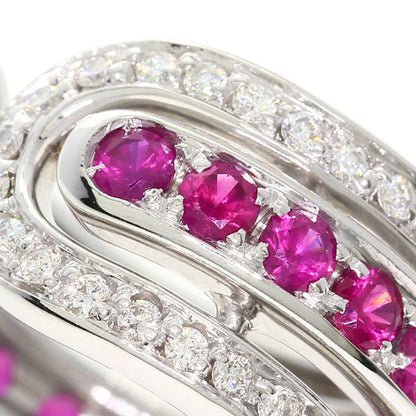 ANTONINI Ruby Diamond Ring K18 White Gold Ladies [Used]