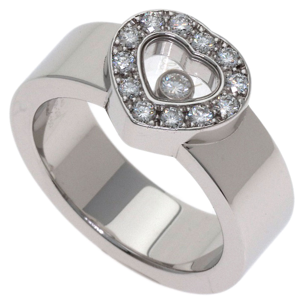 Chopard Happy diamond Ring K18 White Gold Ladies [Used]