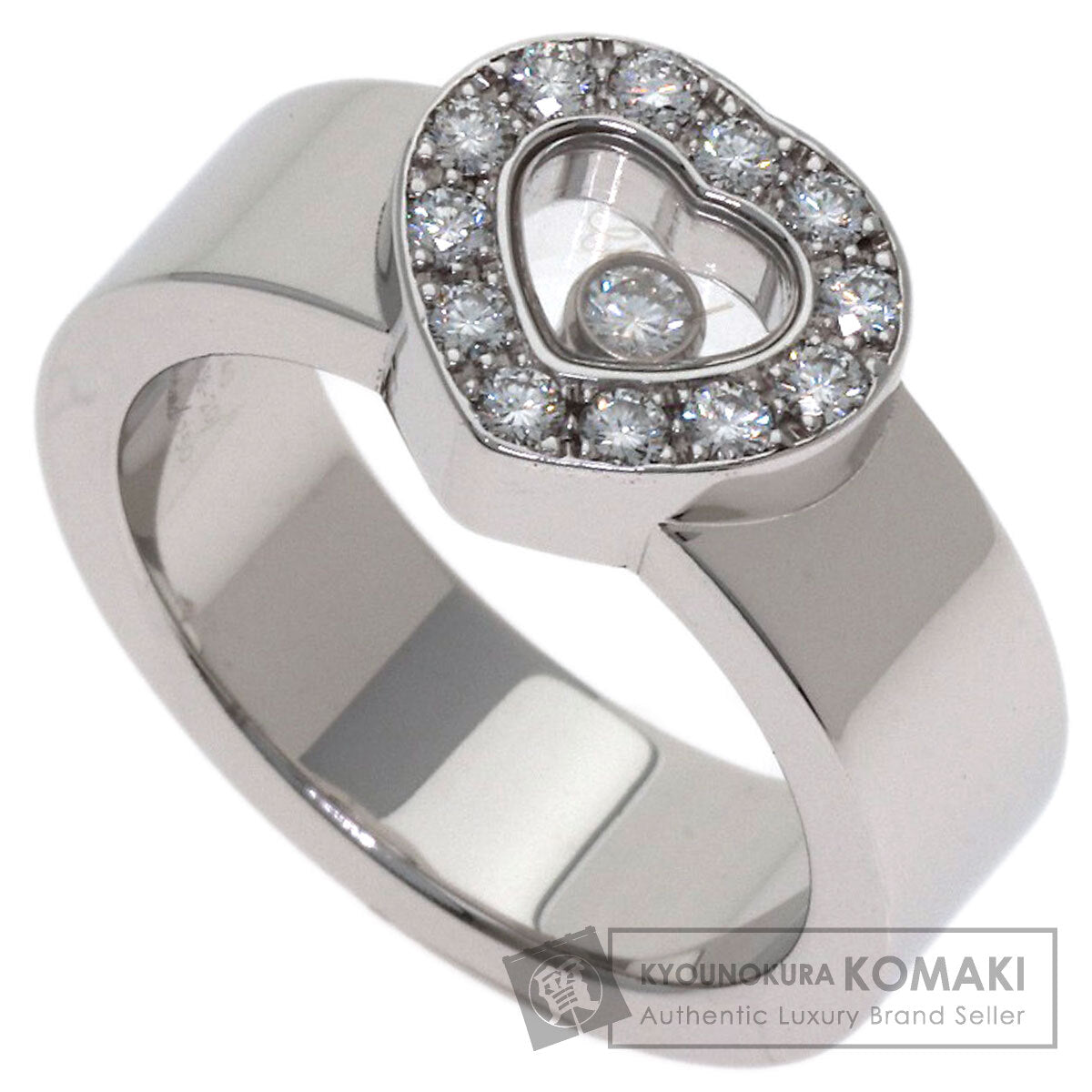 Chopard Happy diamond Ring K18 White Gold Ladies [Used]