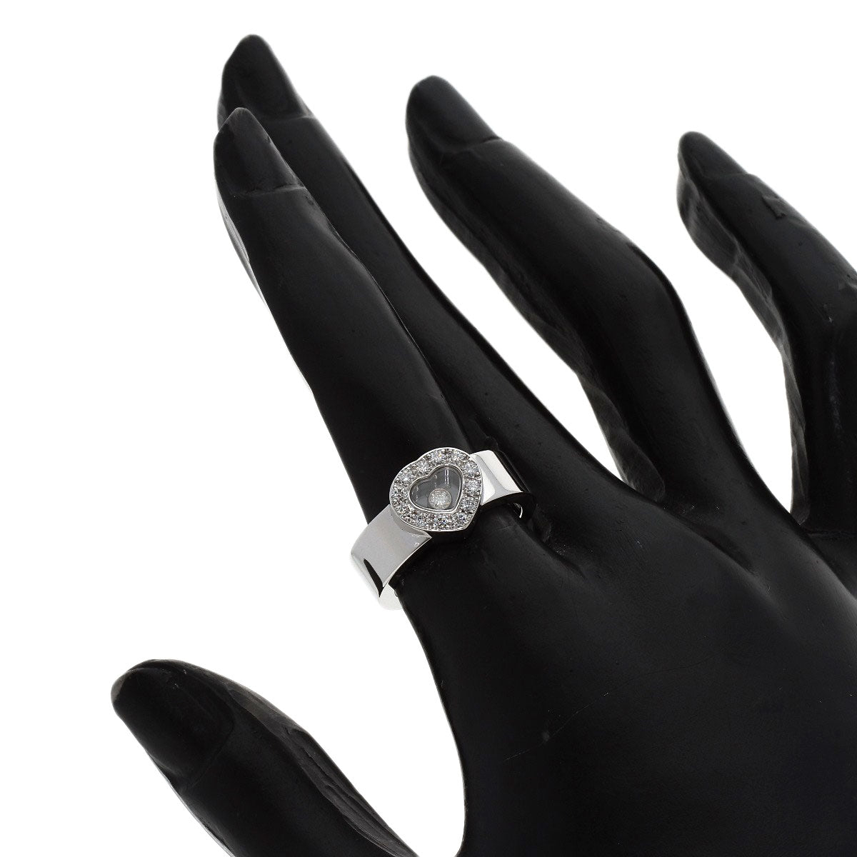 Chopard Happy diamond Ring K18 White Gold Ladies [Used]