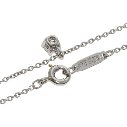 TIFFANY&Co. Solitaire Diamond Necklace Platinum PT950 Ladies [Used]