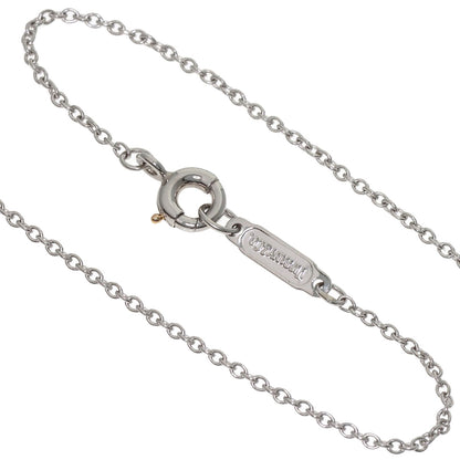 TIFFANY&Co. Solitaire Diamond Necklace Platinum PT950 Ladies [Used]
