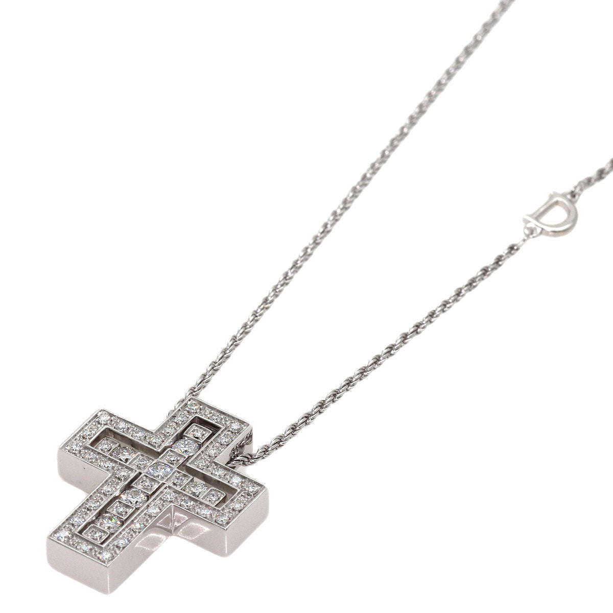 Damiani Belle Epoque S Diamond Necklace K18 White Gold Ladies [Used]