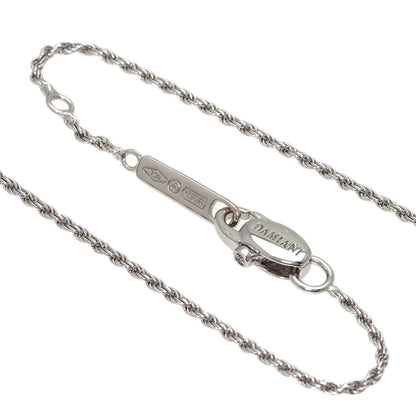Damiani Belle Epoque S Diamond Necklace K18 White Gold Ladies [Used]