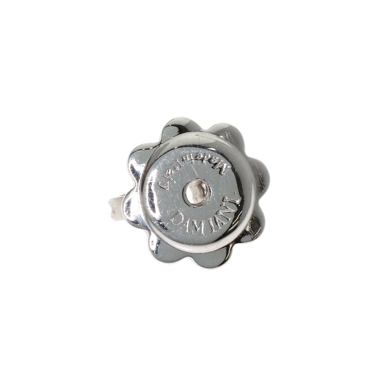 Damiani Belle Epoque Diamond (single earring only) earring K18 White Gold Ladies [Used]