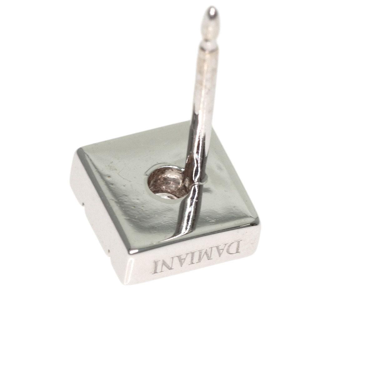 Damiani Belle Epoque Diamond (single earring only) earring K18 White Gold Ladies [Used]
