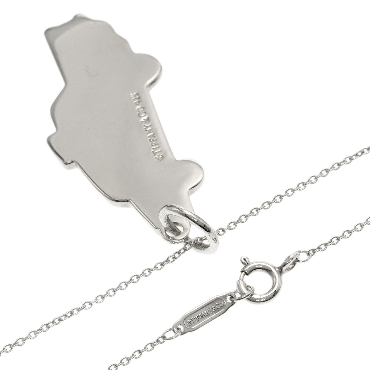 TIFFANY&Co. Vintage Taxi Necklace Silver Ladies [Used]