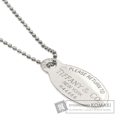 TIFFANY&Co. Return to oval tag Necklace Silver Ladies [Used]