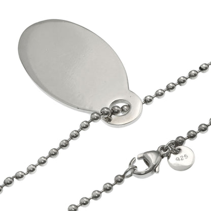 TIFFANY&Co. Return to oval tag Necklace Silver Ladies [Used]