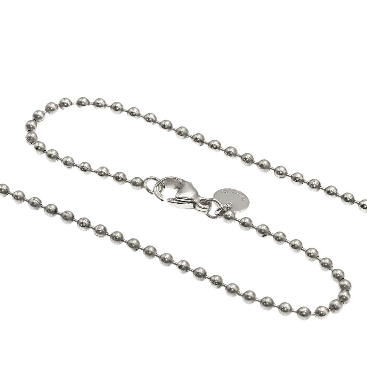 TIFFANY&Co. Return to oval tag Necklace Silver Ladies [Used]