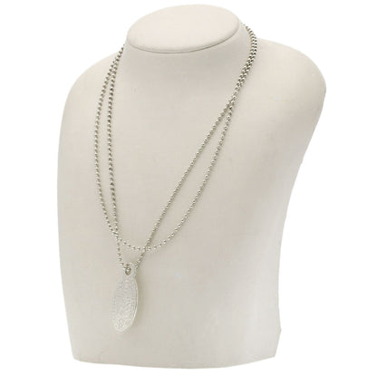 TIFFANY&Co. Return to oval tag Necklace Silver Ladies [Used]