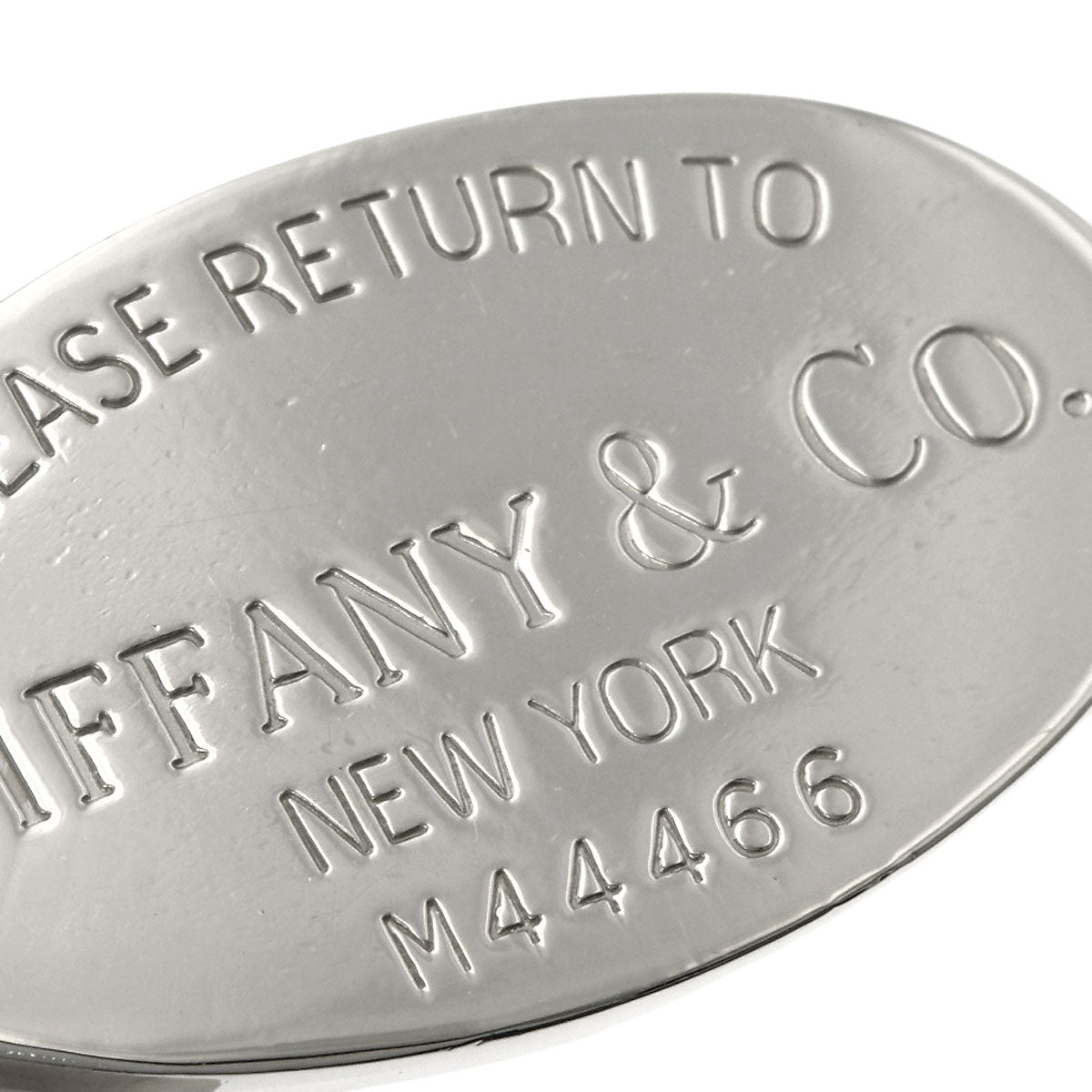 TIFFANY&Co. Return to oval tag Necklace Silver Ladies [Used]