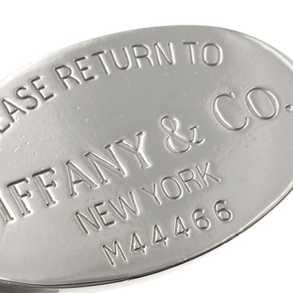 TIFFANY&Co. Return to oval tag Necklace Silver Ladies [Used]