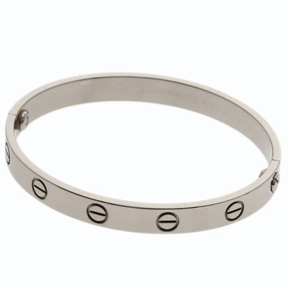 CARTIER LOVE Bracelets #16 No driver Bracelet K18 White Gold Ladies [Used]