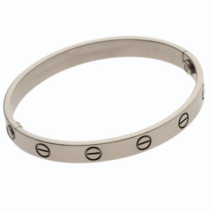 CARTIER LOVE Bracelets #16 No driver Bracelet K18 White Gold Ladies [Used]