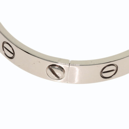 CARTIER LOVE Bracelets #16 No driver Bracelet K18 White Gold Ladies [Used]