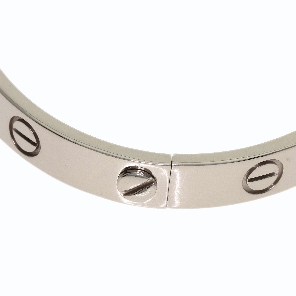 CARTIER LOVE Bracelets #16 No driver Bracelet K18 White Gold Ladies [Used]