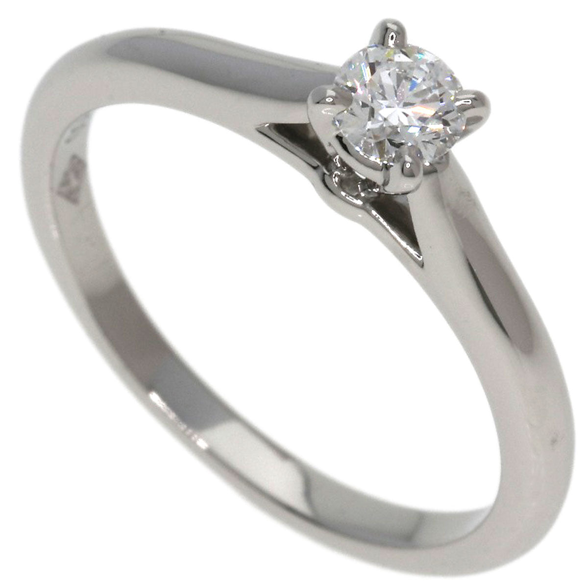 CARTIER Solitaire Diamond # 49 Ring Platinum PT950 Ladies [Used]