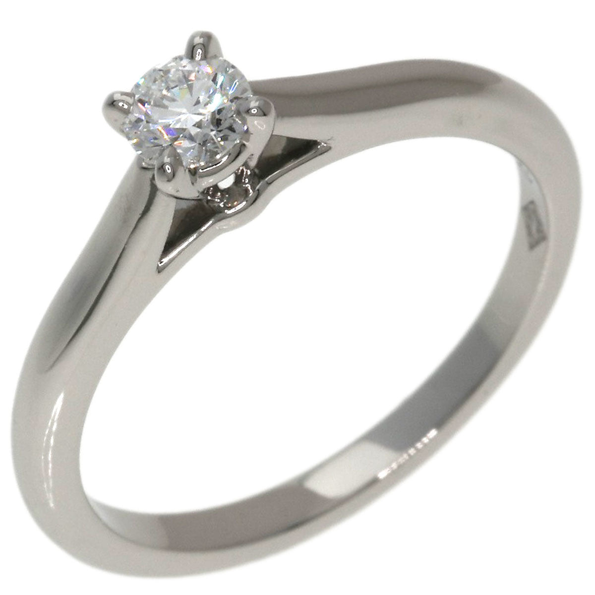 CARTIER Solitaire Diamond # 49 Ring Platinum PT950 Ladies [Used]