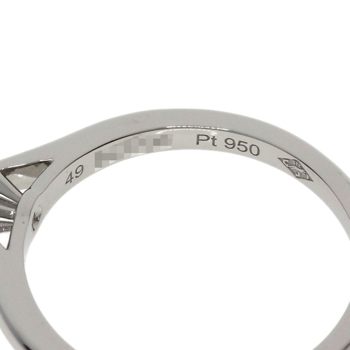 CARTIER Solitaire Diamond # 49 Ring Platinum PT950 Ladies [Used]