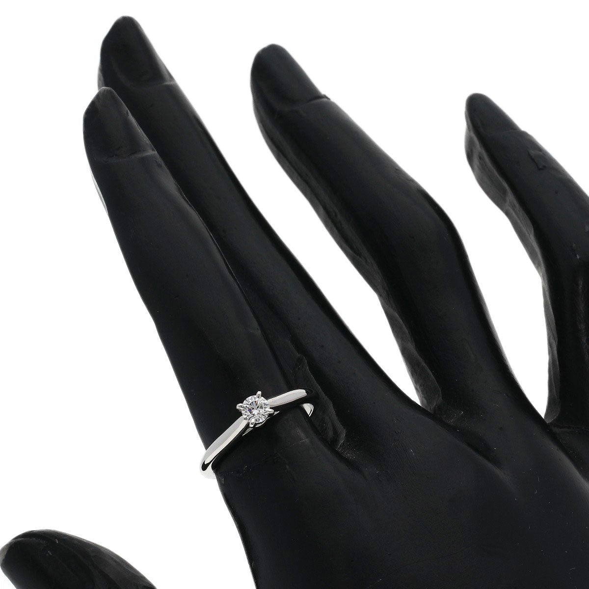 CARTIER Solitaire Diamond # 49 Ring Platinum PT950 Ladies [Used]