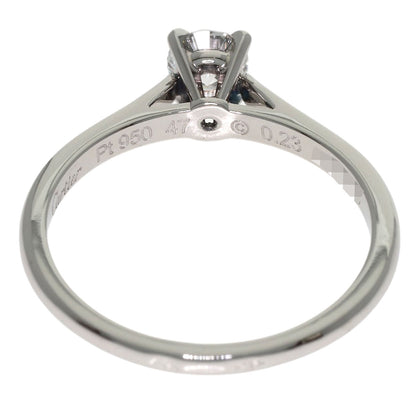 CARTIER Solitaire Diamond D-VS1-VG #47 Ring Platinum PT950 Ladies [Used]