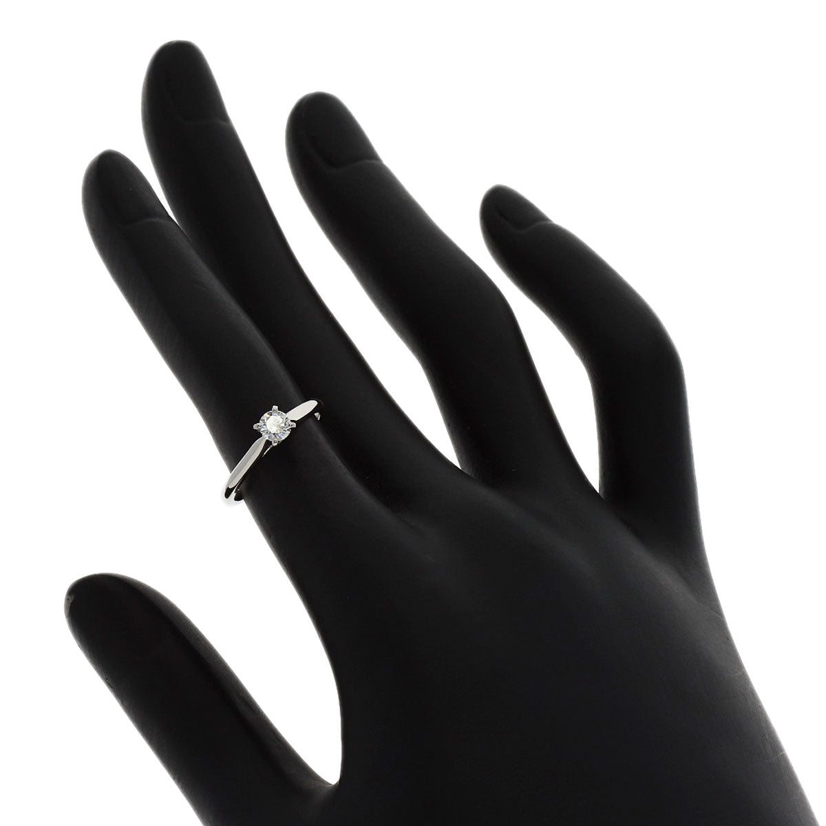CARTIER Solitaire Diamond D-VS1-VG #47 Ring Platinum PT950 Ladies [Used]