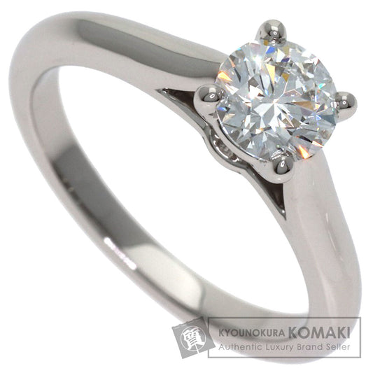 CARTIER Solitaire 1P Diamond #46 Ring Platinum PT950 Ladies [Used]