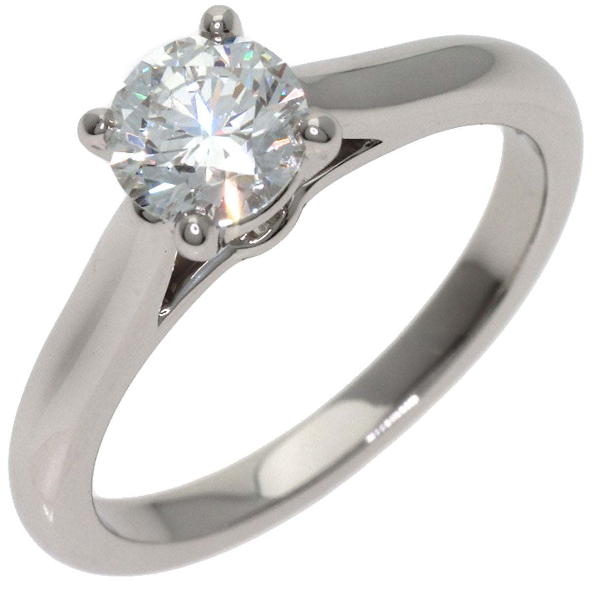 CARTIER Solitaire 1P Diamond #46 Ring Platinum PT950 Ladies [Used]