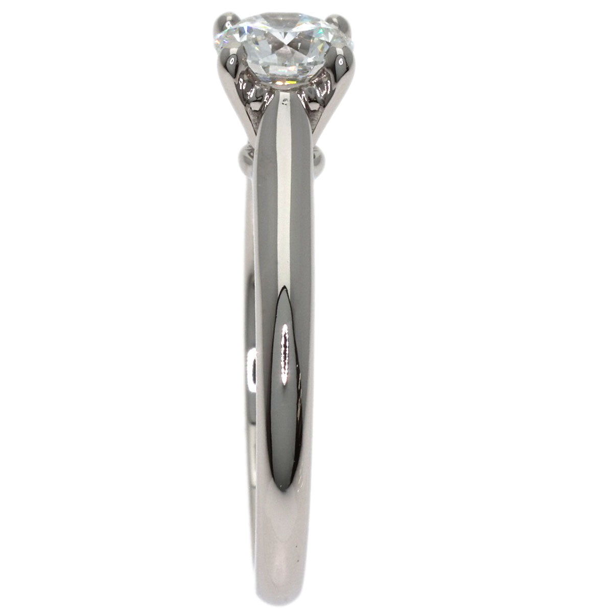 CARTIER Solitaire 1P Diamond #46 Ring Platinum PT950 Ladies [Used]