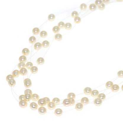TASAKI Freshwater Pearl Pearl Necklace Silver Ladies [Used]