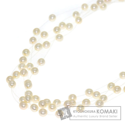 TASAKI Freshwater Pearl Pearl Necklace Silver Ladies [Used]