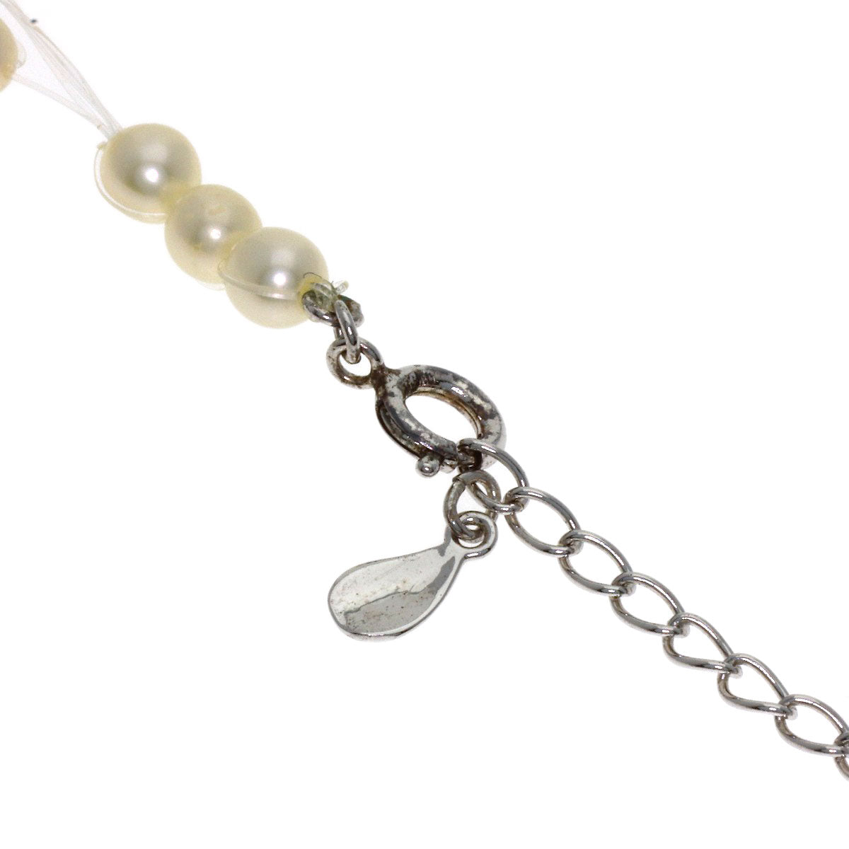 TASAKI Freshwater Pearl Pearl Necklace Silver Ladies [Used]