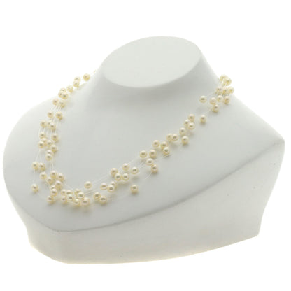 TASAKI Freshwater Pearl Pearl Necklace Silver Ladies [Used]