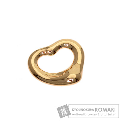 TIFFANY&Co. Open heart Pendant top K18 Pink Gold Ladies [Used]
