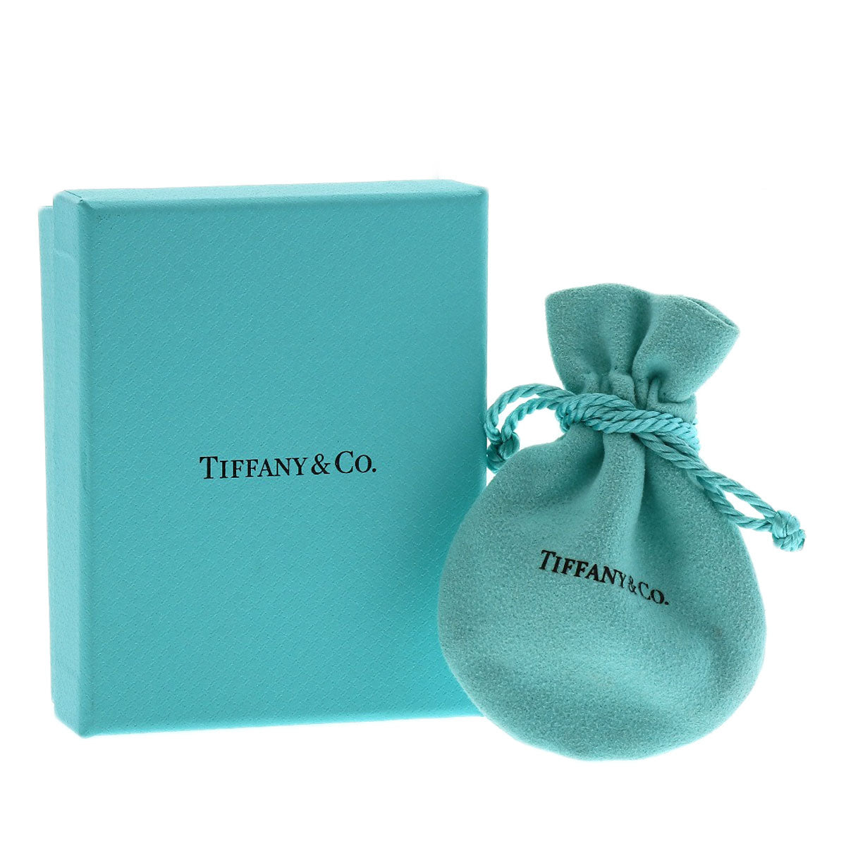 TIFFANY&Co. T smile small Necklace K18 Pink Gold Ladies [Used]