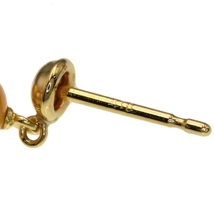 TASAKI Station Drop Pearl Pearl earring K18 Yellow Gold Ladies [Used]