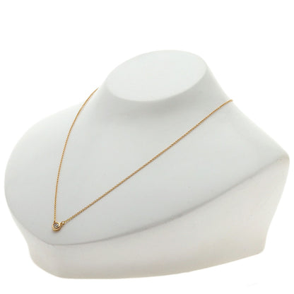 TIFFANY&Co. By The Yard Diamond Necklace K18 Pink Gold Ladies [Used]