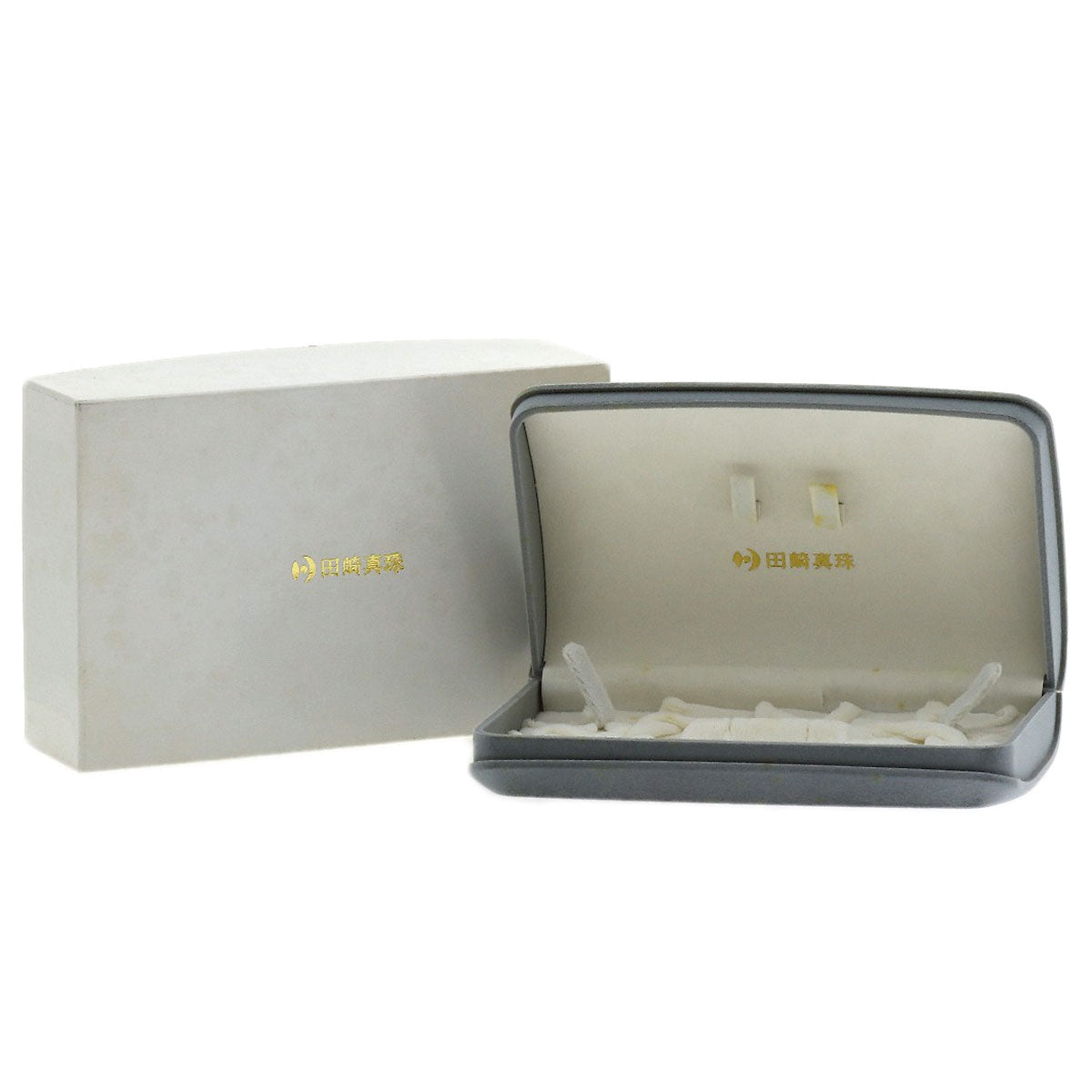 TASAKI Pearl Pearl Earring 2-piece set Necklace K14 White Gold Ladies [Used]