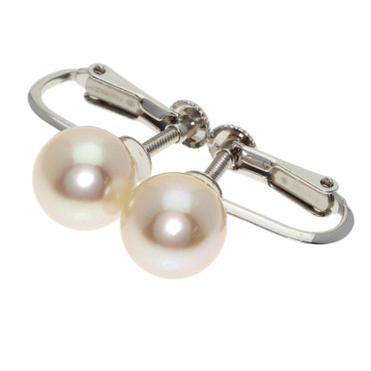 TASAKI Pearl Pearl Earring 2-piece set Necklace K14 White Gold Ladies [Used]